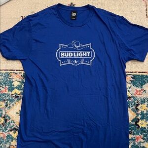 📦 Royal Blue Bud Light Graphic Tee